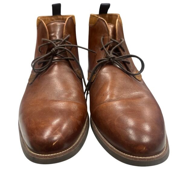 Florsheim Uptown Plain Toe Chukka Boot Brown Suede 12M - Picture 1 of 7